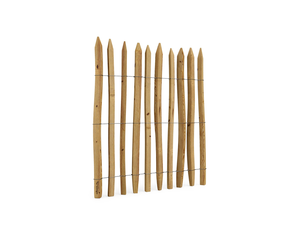 Ganivelle NOISETIER refendu hauteur 0.80 ml - écart 3 à 5 cm - rouleau de 5 ml